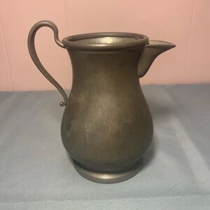 Vintage Queen Art Pewter Creamer Pitcher